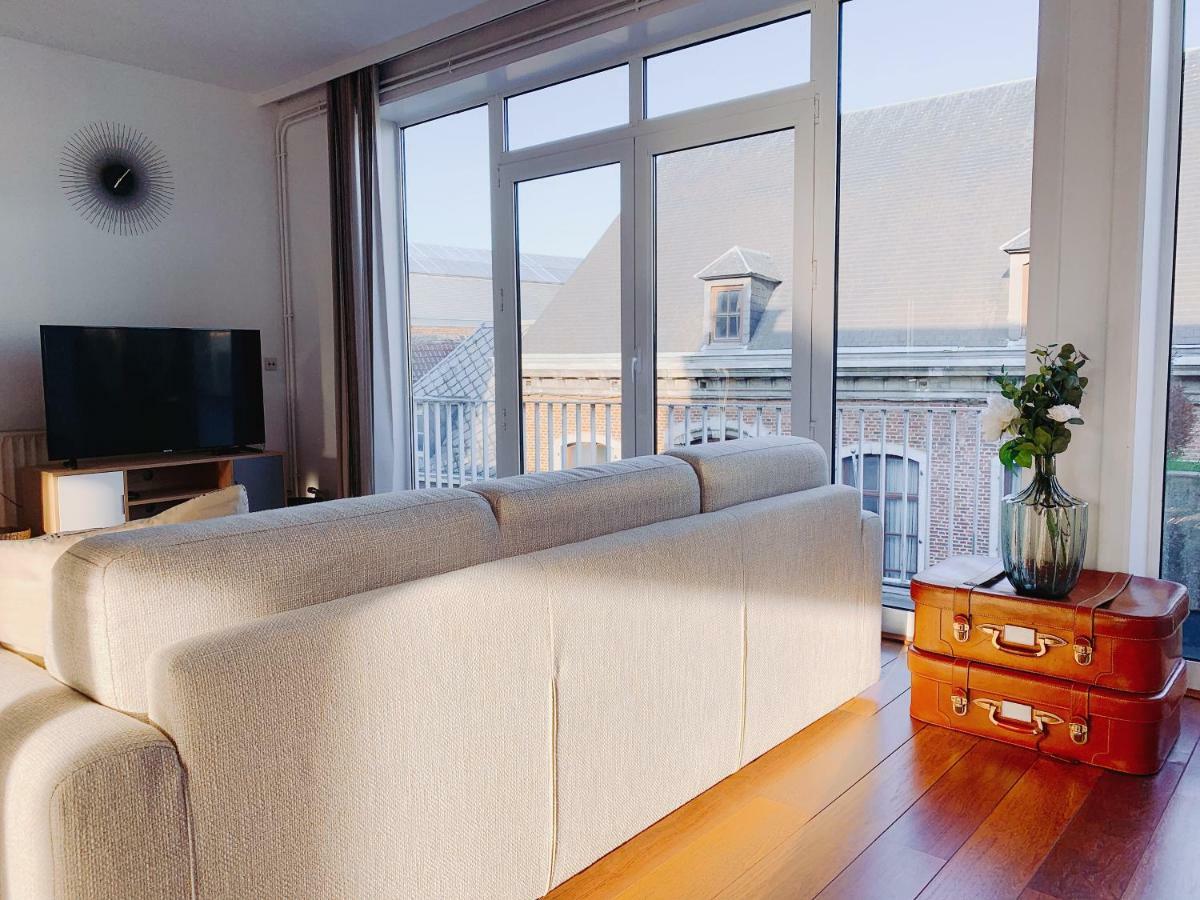 Luxury Apart' Mons City Center With Terrace Apartment Exterior photo