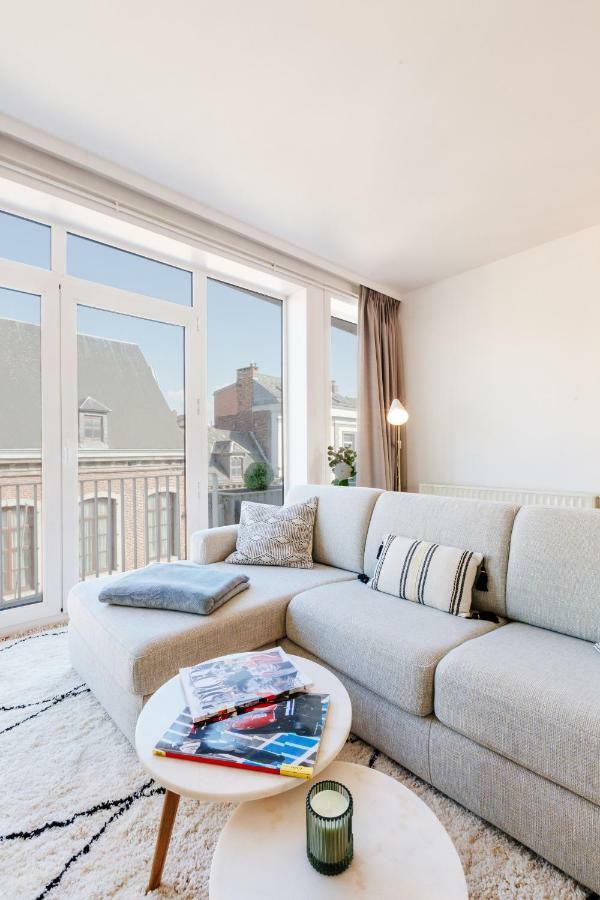 Luxury Apart' Mons City Center With Terrace Apartment Exterior photo
