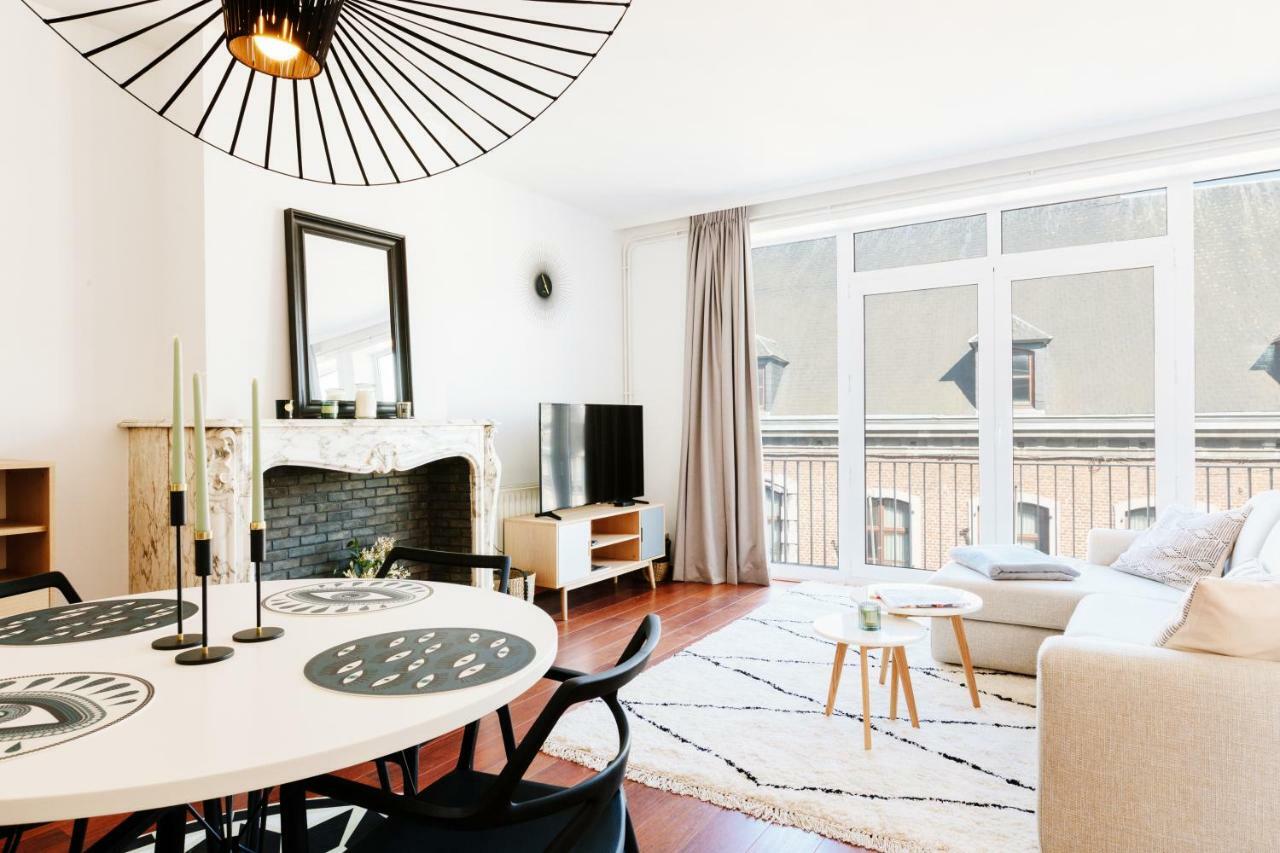 Luxury Apart' Mons City Center With Terrace Apartment Exterior photo