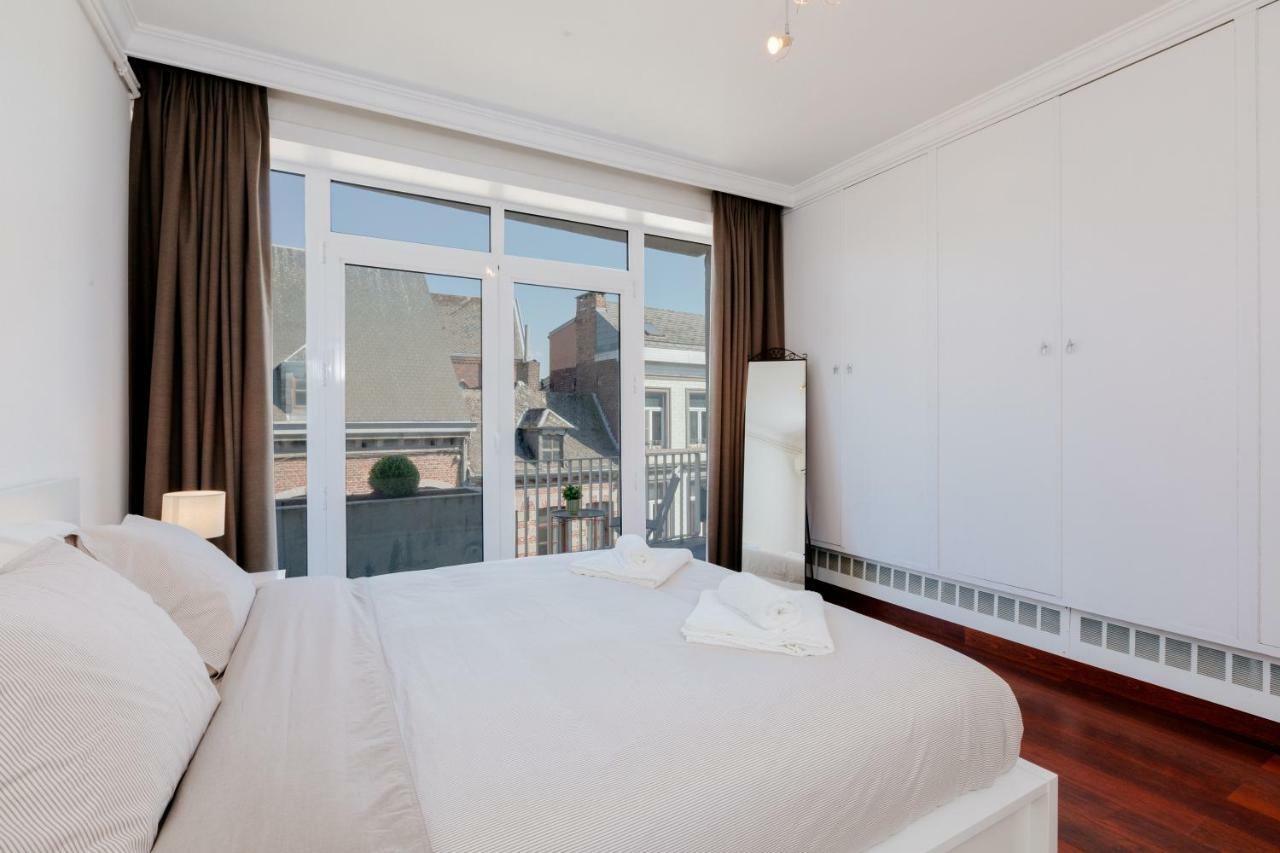 Luxury Apart' Mons City Center With Terrace Apartment Exterior photo